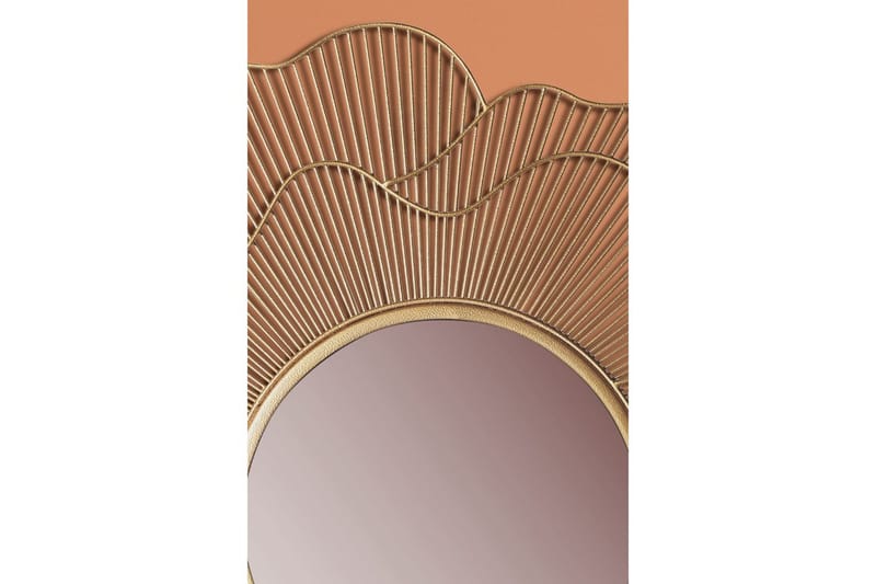 Speil Wohnling Rose metallramme rund 77 cm moderne - Interiør - Speil - Gangspeil