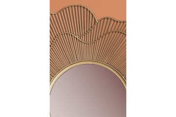 Speil Wohnling Rose metallramme rund 77 cm moderne - Interiør - Speil - Gangspeil
