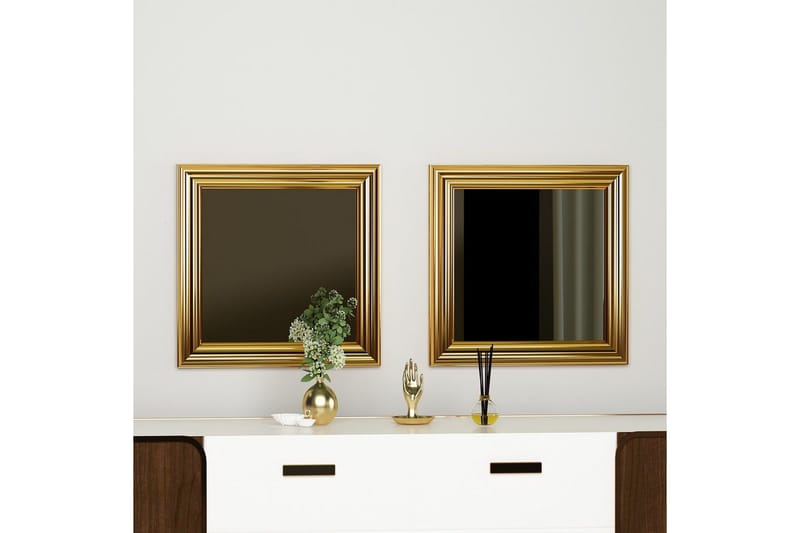 Speilsett (2 deler) Dorougradwyn Gull - Gull - Interiør - Speil - Gangspeil