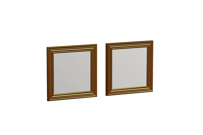 Speilsett (2 deler) Dorougradwyn Gull, Gull