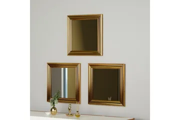 Speilsett (3 deler) Gausberto Gull - Gull - Interiør - Speil - Gangspeil