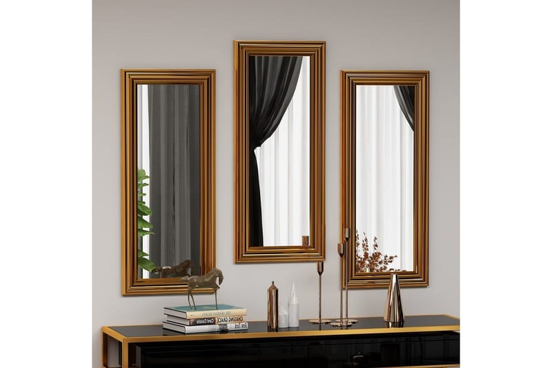 Speilsett (3 deler) Sudavia Bronse - Bronse - Interiør - Speil - Gangspeil