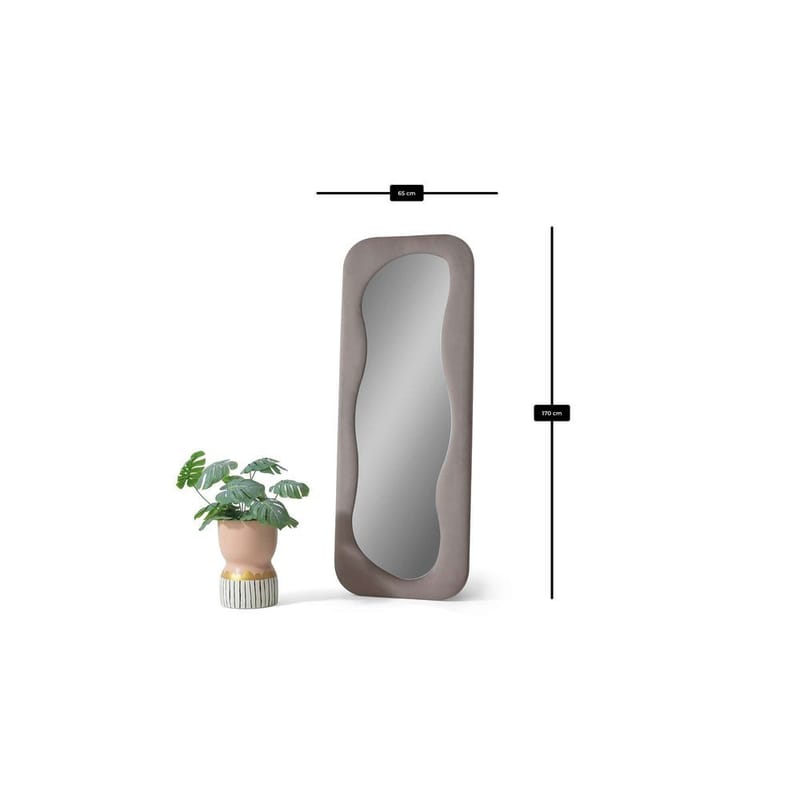 Taharoa Gulvspeil 65 x 170 cm - Taupe - Interiør - Speil - Gulvspeil