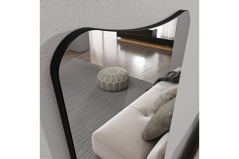 Toalettspeil Vitros Transparent / Svart - Svart/Hvit - Interiør - Speil - Gangspeil