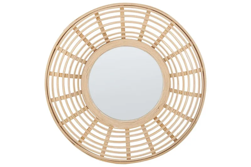Väggspegel Beliani Hanua Nature||Beige