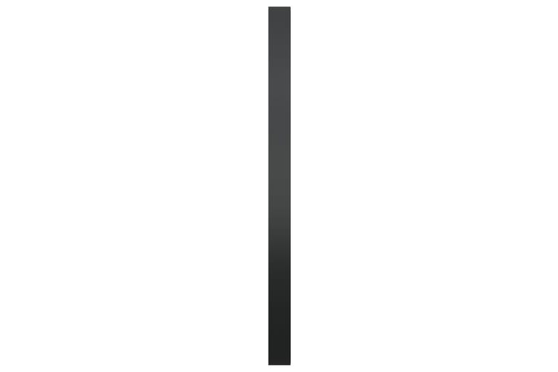 Veggspeil 50 cm svart - Svart - Gangspeil - Veggspeil