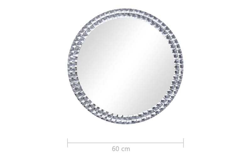 Veggspeil 60 cm herdet glass - Gangspeil - Veggspeil