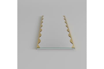 Akol Speil 50 cm Rektangulær - Gull - Interiør - Speil - Veggspeil