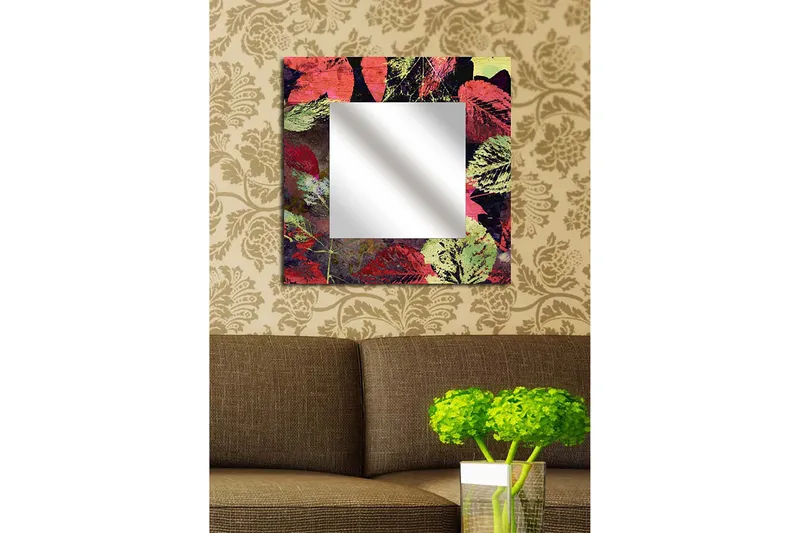 Armavir Dekorativt speil 50x50 cm Christmas Nature, Plexiglass / flerfarget