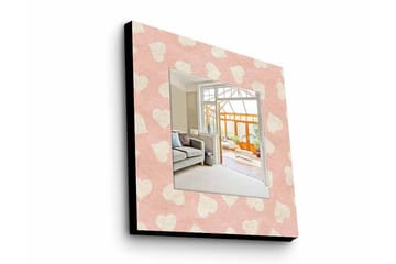 Armavir Dekorativt speil 50x50 cm Love - Plexiglass / flerfarget - Interiør - Speil - Veggspeil