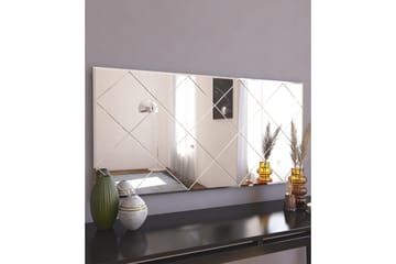 Assa Speil 60 cm Rektangulær - Hvit - Interiør - Speil - Veggspeil