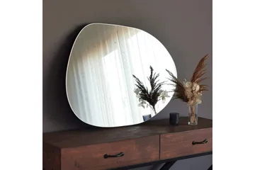 Asymmetrisk Speil Svart - Svart - Interiør - Speil - Veggspeil