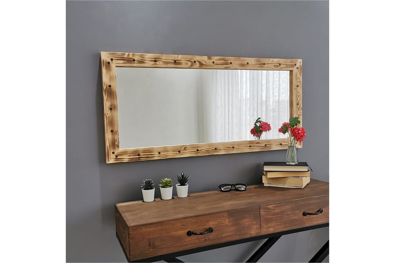 Bahiya Dekorasjonsspeil 110 cm - Valnøtt - Interiør - Speil - Veggspeil