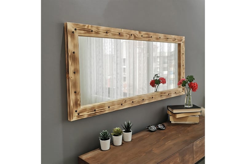 Bahiya Dekorasjonsspeil 110 cm - Valnøtt - Interiør - Speil - Veggspeil