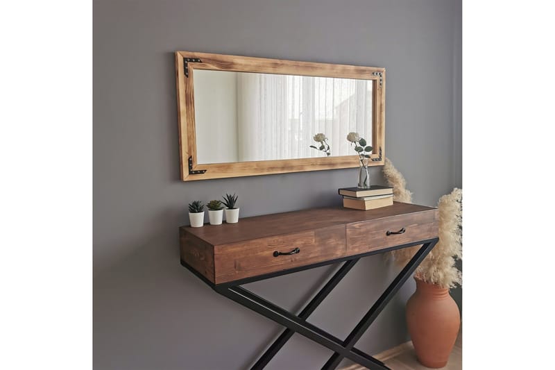 Bakies Dekorasjonsspeil 110 cm - Valnøtt - Interiør - Speil - Veggspeil