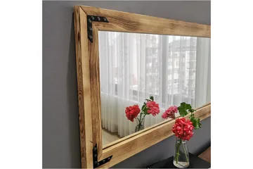 Bakies Dekorasjonsspeil 110 cm - Valnøtt - Interiør - Speil - Veggspeil