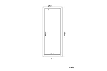 Benon Speil 50 cm - Hvit - Interiør - Speil - Veggspeil
