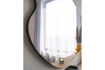 Besso Speil 60 cm Asymmetrisk - Svart - Interiør - Speil - Veggspeil