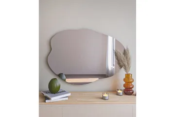 Besso Speil 60 cm Asymmetrisk - Svart - Interiør - Speil - Veggspeil