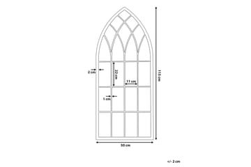 Braylea Speil 50x115 cm - Grå - Interiør - Speil - Veggspeil