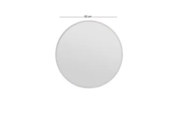 Buhem Speil 60 cm Rund - Hvit - Interiør - Speil - Veggspeil