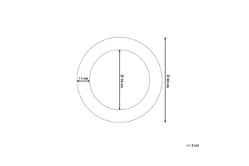 Channay Speil 80 cm - Gull - Interiør - Speil - Veggspeil