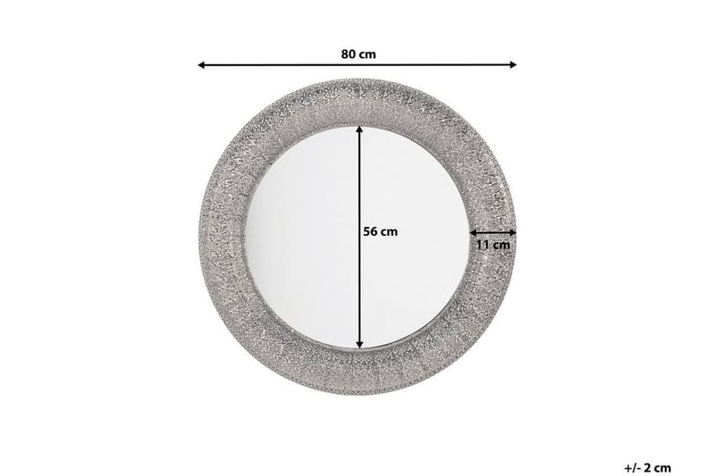 Channay Speil 80 cm - Sølv - Interiør - Speil - Veggspeil