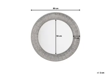 Channay Speil 80 cm - Sølv - Interiør - Speil - Veggspeil
