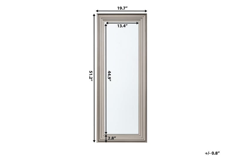 Chatain Speil 50 cm - Sølv - Interiør - Speil - Veggspeil