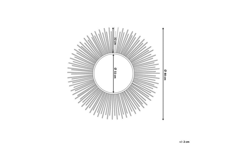 Cilly Speil 80 cm - Sølv - Interiør - Speil - Veggspeil