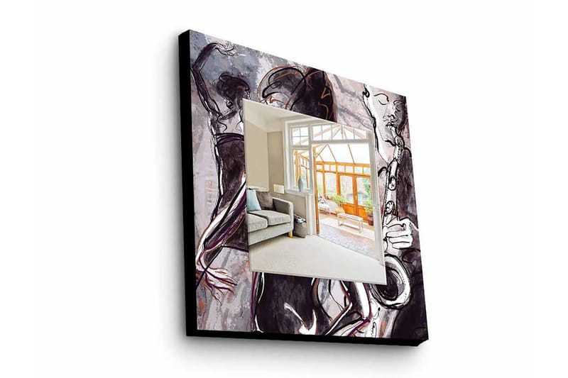 Dekorasjonsspeil Krasnaja 50x50 cm Young - Plexiglass / flerfarget - Gangspeil - Veggspeil