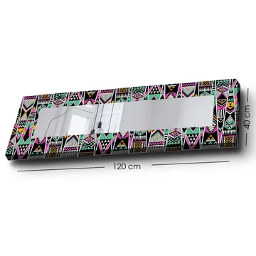 Dekorspeil 40x120 cm - Flerfarget - Interiør - Speil - Veggspeil