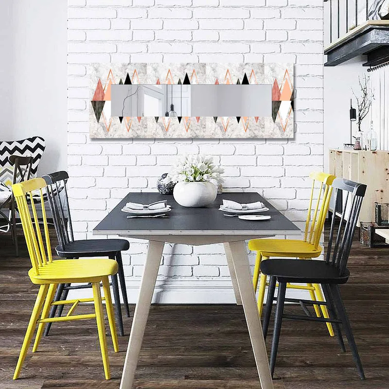 Dekorspeil 40x120 cm - Flerfarget - Interiør - Speil - Veggspeil