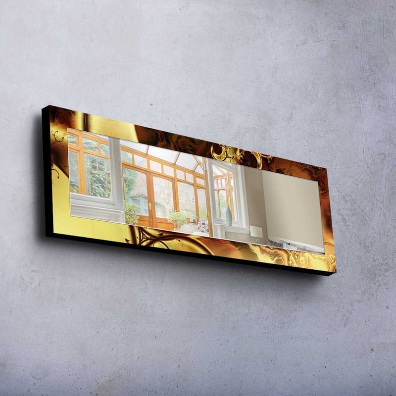 Dekorspeil 40x120 cm - Flerfarget - Interiør - Speil - Veggspeil