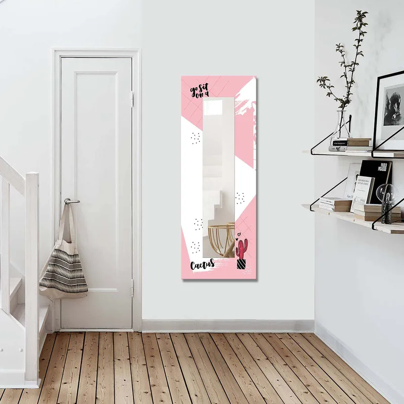 Dekorspeil 40x120 cm - Flerfarget - Interiør - Speil - Veggspeil