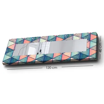 Dekorspeil 40x120 cm - Flerfarget - Interiør - Speil - Veggspeil