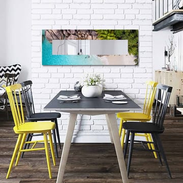 Dekorspeil 40x120 cm - Flerfarget - Interiør - Speil - Veggspeil