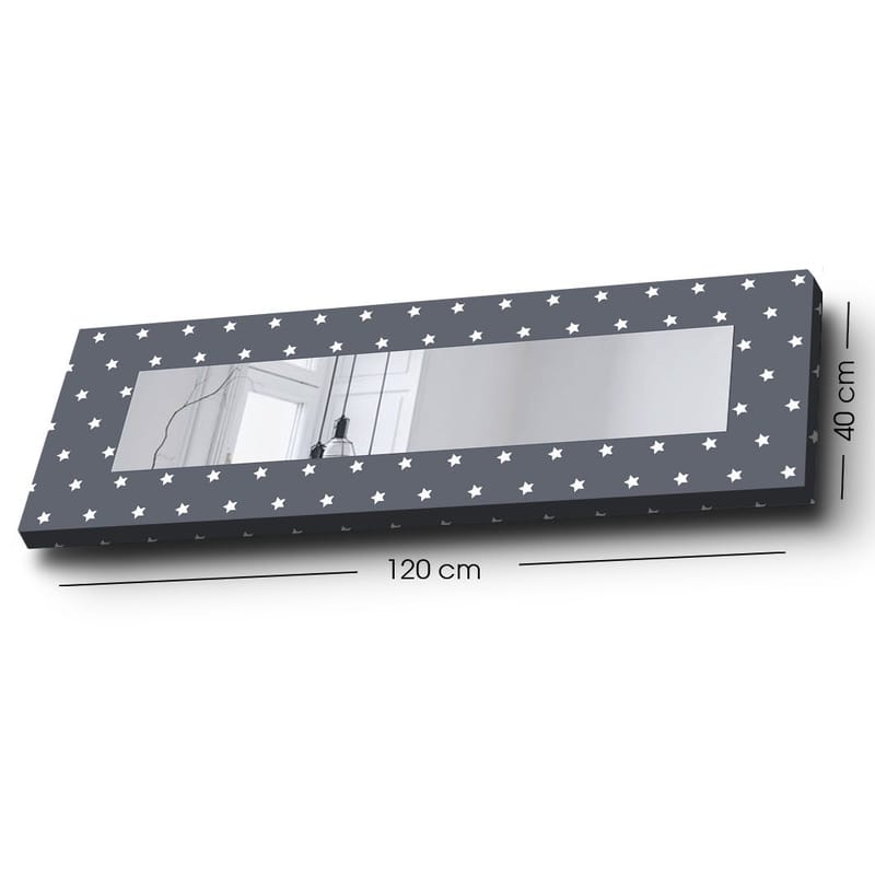 Dekorspeil 40x120 cm - Flerfarget - Interiør - Speil - Veggspeil