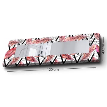 Dekorspeil 40x120 cm - Flerfarget - Interiør - Speil - Veggspeil