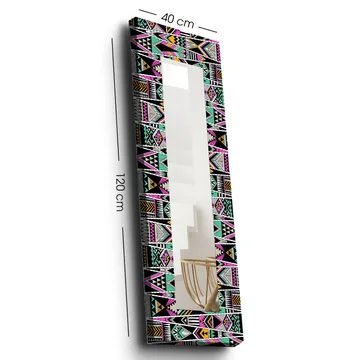 Dekorspeil 40x120 cm - Flerfarget - Interiør - Speil - Veggspeil