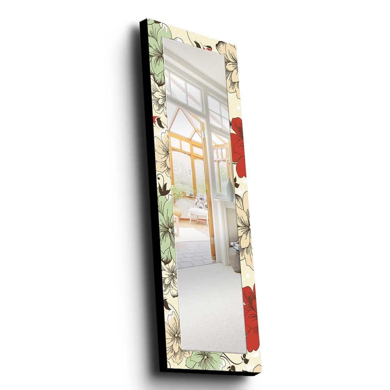Dekorspeil 40x120 cm - Flerfarget - Interiør - Speil - Veggspeil