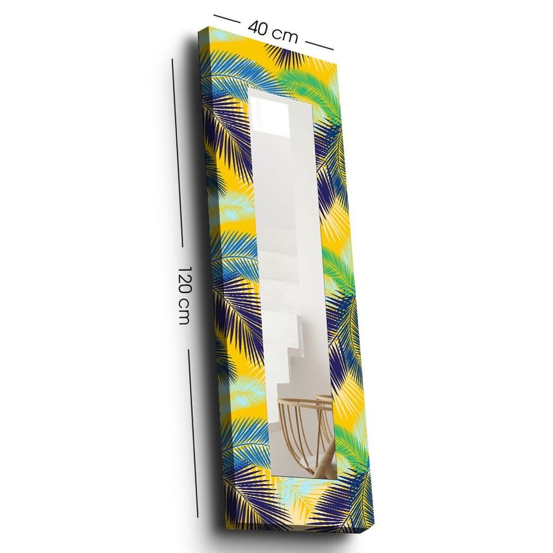 Dekorspeil 40x120 cm - Flerfarget - Interiør - Speil - Veggspeil