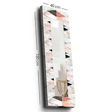 Dekorspeil 40x120 cm - Flerfarget - Interiør - Speil - Veggspeil
