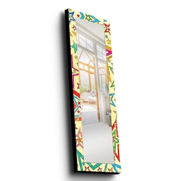 Dekorspeil 40x120 cm - Flerfarget - Interiør - Speil - Veggspeil