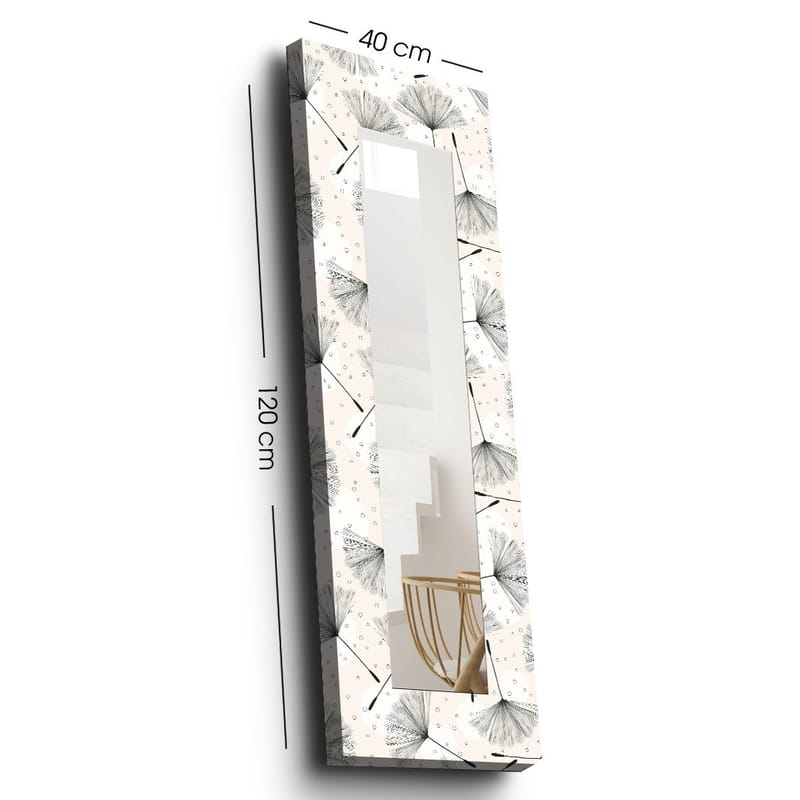Dekorspeil 40x120 cm - Flerfarget - Interiør - Speil - Veggspeil