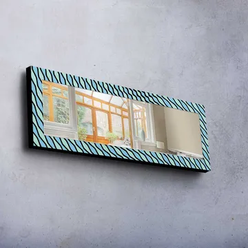 Dekorspeil 40x120 cm - Flerfarget - Interiør - Speil - Veggspeil