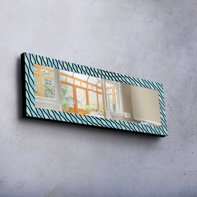 Dekorspeil 40x120 cm - Flerfarget - Interiør - Speil - Veggspeil