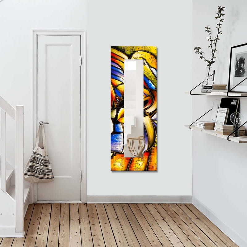 Dekorspeil 40x120 cm - Flerfarget - Interiør - Speil - Veggspeil
