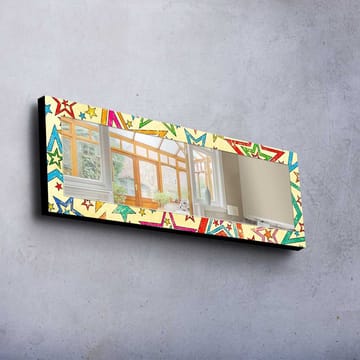 Dekorspeil 40x120 cm - Flerfarget - Interiør - Speil - Veggspeil
