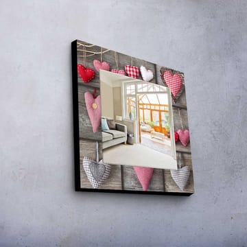 Dekorspeil 50x50 cm - Flerfarget - Interiør - Speil - Veggspeil